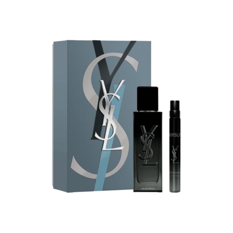 SAINT LAURENT Unrestrained Men's Perfume Set, Collided Logo Limited Edition Woody