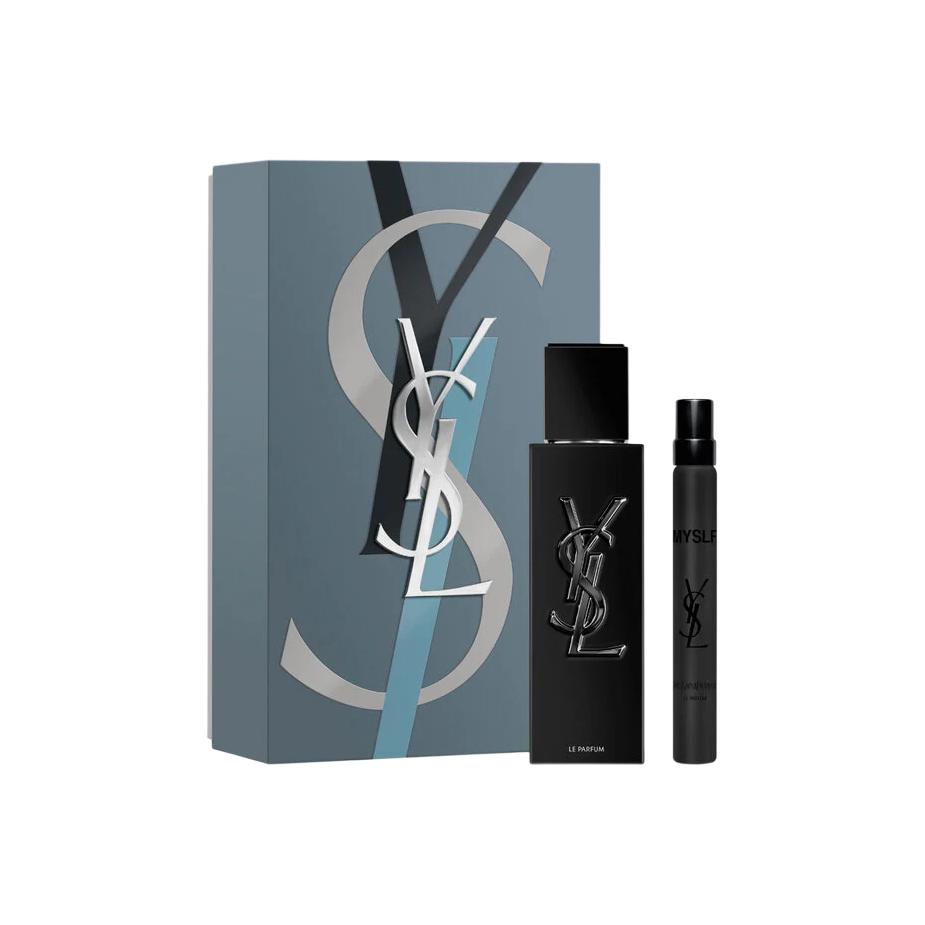 SAINT LAURENT Unrestrained Men's Perfume Set, Collided Logo Limited Edition Woody Parfum