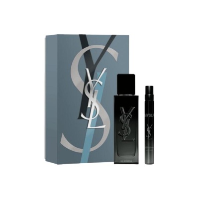 SAINT LAURENT Unrestrained Men's Perfume Set, Collided Logo Limited Edition Woody