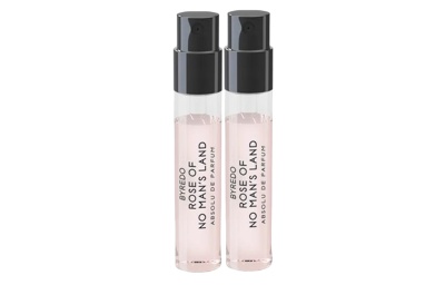 Byredo No Man's Land Rose Collectible Perfume Sample Set Eau De Parfum EDP Black Currant Pink Pepper