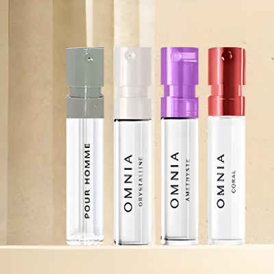 BVLGARI Darjeeling Tea White Crystal Amethyst Crystal Perfume Sample Set Four Piece Set Light Perfume Bergamot Lotus