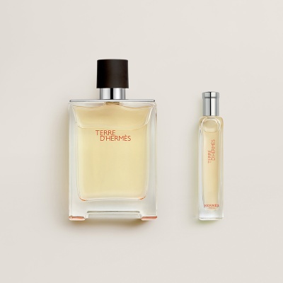 HERMES Earth Man Light Perfume Gift Box Set Woody 100ml+15ml