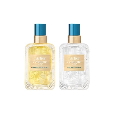 Atelier Cologne Sample Set, Red Orange Light/Zero Degree Oolong Perfume Trial Pack, Two Piece Set Eau De Parfum EDP