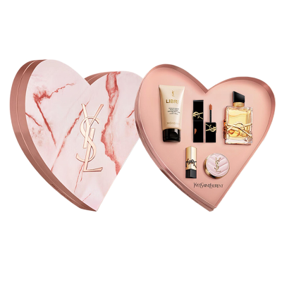 SAINT LAURENT Water Of Freedom Perfume Set, Pink Gold Stone Box Limited Edition Eau De Parfum EDP Fougere