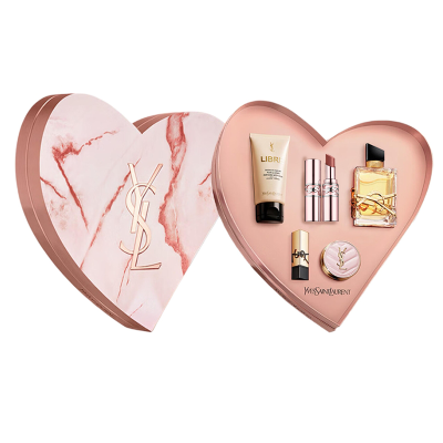 SAINT LAURENT Water Of Freedom Perfume Set, Pink Gold Stone Box Limited Edition Eau De Parfum EDP Fougere