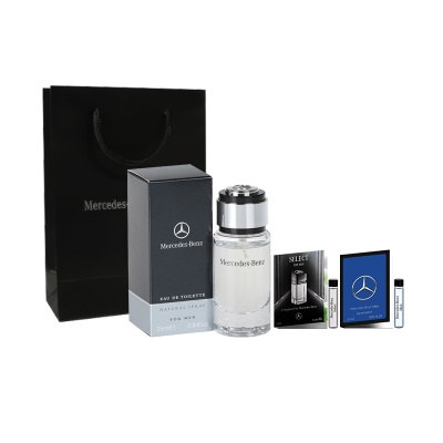 BENCHI Homonymous Men's Clothing Sets Three Piece Set Woody Eau De Toilette 25ml Shopping Bag+1.5m L*2
