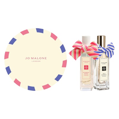 Jo Malone London Summer Raspberry Perfume Set Summer Raspberry+Blue Bell, Fruity Notes Eau De Cologne 30ml+30ml