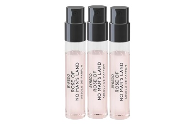 Byredo No Man's Land Rose Collectible Perfume Sample Set Eau De Parfum EDP Black Currant Pink Pepper
