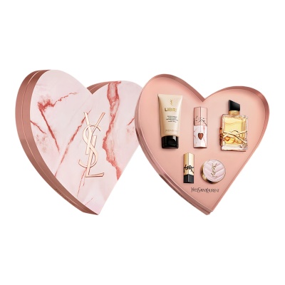 SAINT LAURENT Water Of Freedom Perfume Set, Pink Gold Stone Box Limited Edition Eau De Parfum EDP Fougere