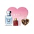 VERSACE Fragrance Set With Heart Shaped Box Clothing Sets For Men 30ml/50ml+5ml