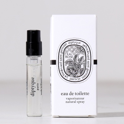 Diptyque Rose Notes Miniature Perfume Eau De Toilette Cedar Mel 2ml Fruity Scent Floral Scent
