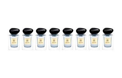 ARMANI Shadow Iris Blue Sample Pack Premium Private Reserve Fresh Collection, Floral Scent Eau De Toilette Lemon Iris
