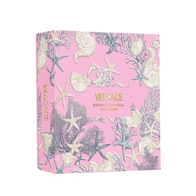 VERSACE Pink Diamond Crystal Perfume Gift Box Set Eau De Toilette Perfume 90ml+Body Lotion 150ml