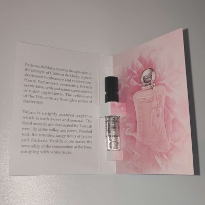 Parfums De Marly More Than Rose Perfume Sample Set Eau De Parfum EDP Vanilla Peony 1.5ml/5ml